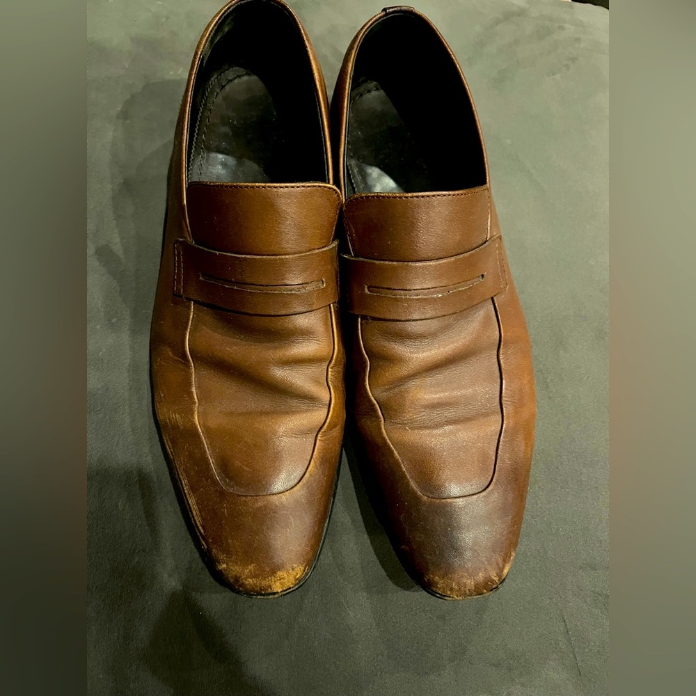 Hugo boss size 9.5 brown/tan